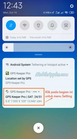 Buka Apliksi GPS Keeper Pro