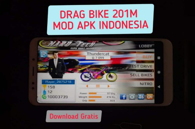 Download Drag Bike 201m Mod Indonesia