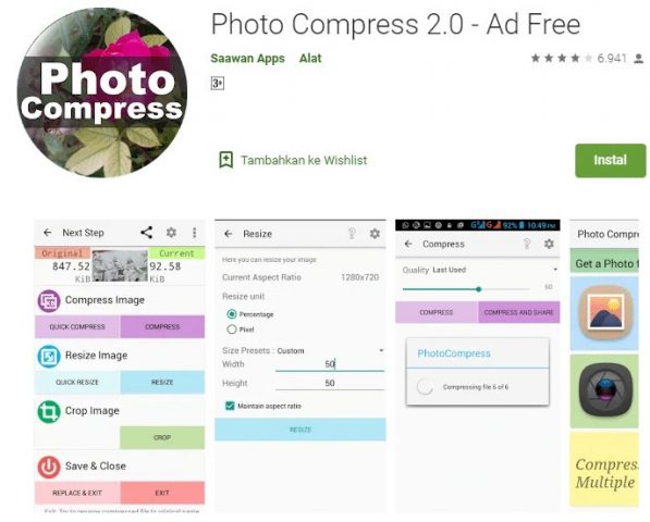 Aplikasi Photo Compress 2.0