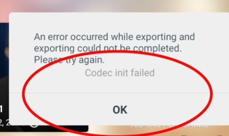 Cara Mengatasi Masalah Codec Init Failed Error