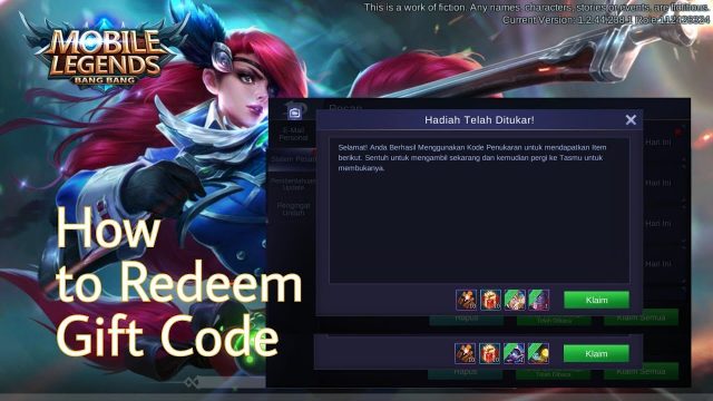Cara Redeem Code Mobile Legend Terbaru