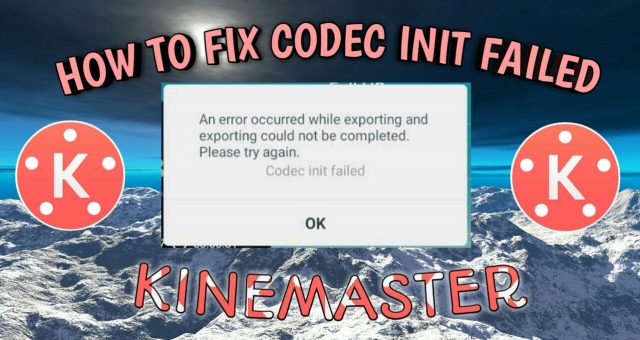 Mengatasi Masalah Codec Init Failed Error