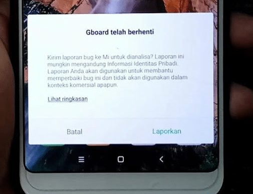 Cara Mengatasi Gboard Berhenti