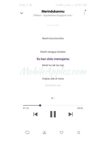 Lirik Lagu di HP Xiaomi Berhasil ditambahkan