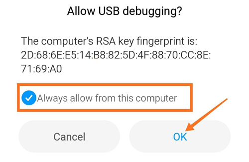 Allow-usb-debugging