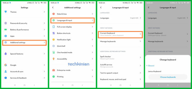 Cara Mengembalikan Keyboard Xiaomi