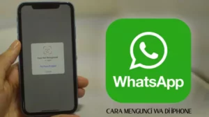 cara mengunci wa di iphone